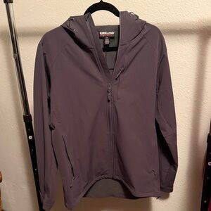 Kirkland Signature Men's Dark Gray Windbreaker